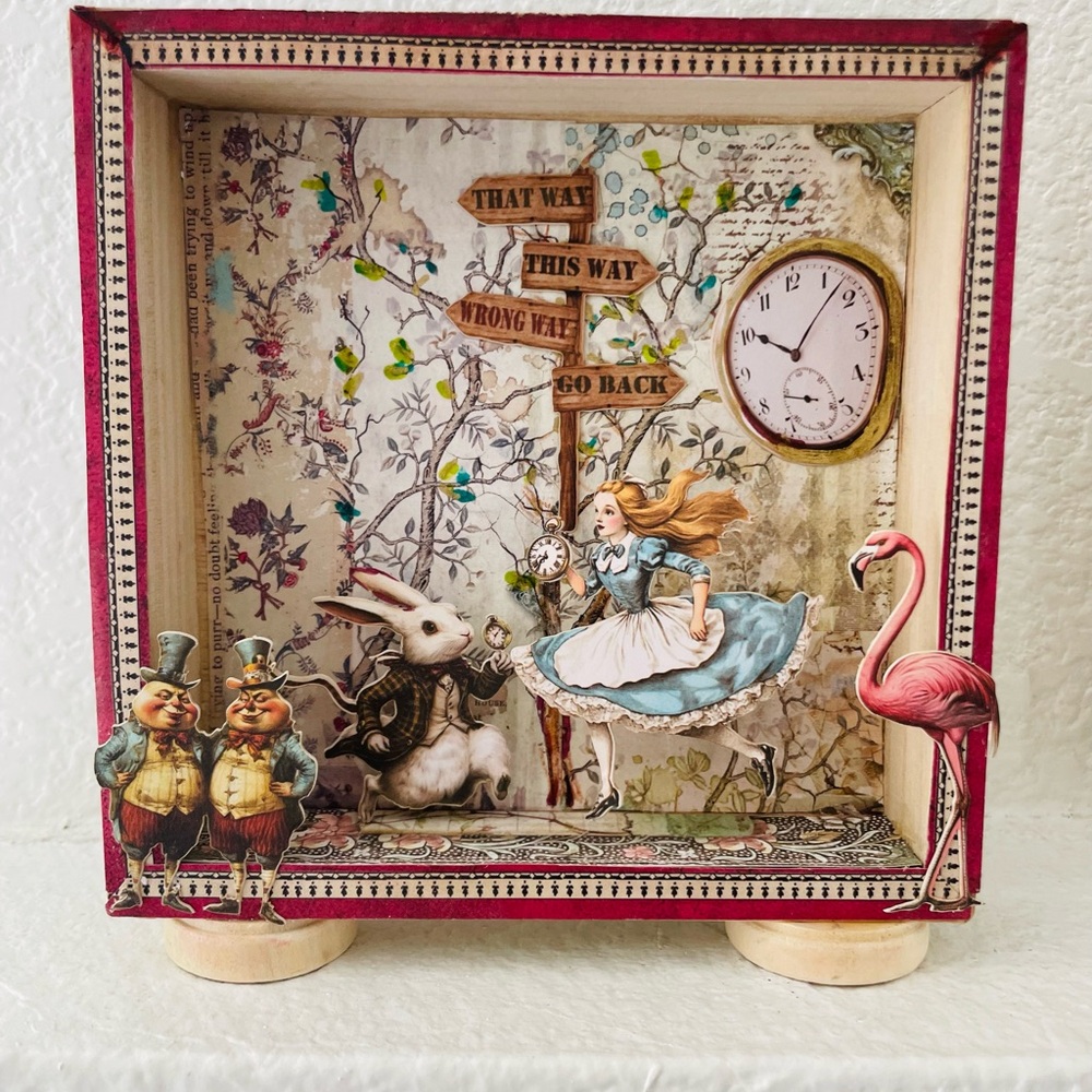 Alice in Wonderland Decorative Box Frame